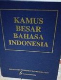 Image of Kamus besar bahasa indonesia edisi kedua