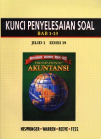 Image of Prinsip-prinsip akuntansi, jilid 1: kunci penyelesaian soal bab 1-13