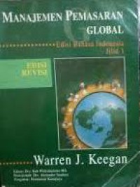 Image of Manajemen pemasaran global edisi bahasa indonesia jilid 1 Edisi Revisi