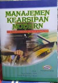 Image of Manajemen kearsipan modern