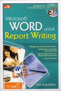 Image of Microsoft word untuk report writing