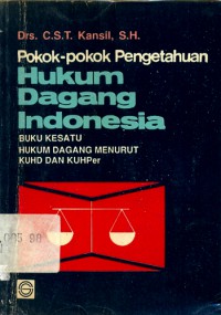 Image of Pokok-pokok hukum dagang indonesia