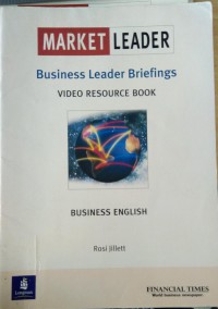 Image of Market leader business leader briefing video resource book business english