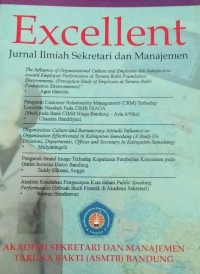 Image of Excellent Jurnal Ilmiah sekretari dan manajemen volume 1 nomor 1
