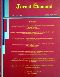 Image of Jurnal Ekonomi Th XIII 03 2008