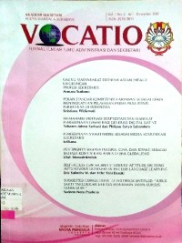 Image of Vocatio jurnal ilmiah ilmu administrasi dan sekretari Volume 2 nomor 1