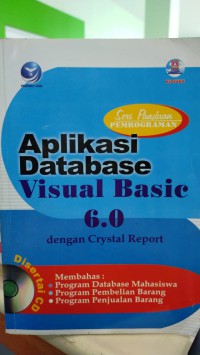Image of Seri panduan pemrograman database visual basic 6.0 dengan crystal report