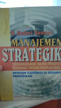 Image of Manajemen strategik organisasi non profit bidang pemerintahan