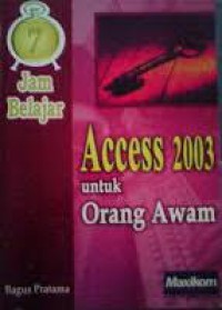 Image of 7 jam belajar access 2003