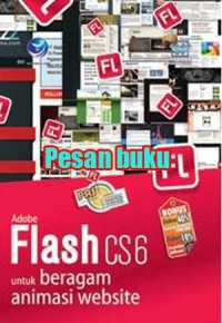 Image of Panduan aplikatif & solusi (PAS) adobe flash CS6 untuk beragam animasi website