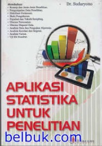 Image of Aplikasi Statistika untuk penelitian