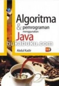 Image of Algoritma & pemrograman menggunakan java
