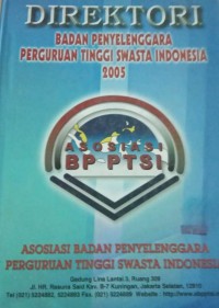 Image of Direktori : Badan penyelenggara perguruan tinggi swasta indonesia 2005