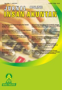 Image of Jurnal Online Insan Akuntan Vol. 1 No. 2 Desember 2016
