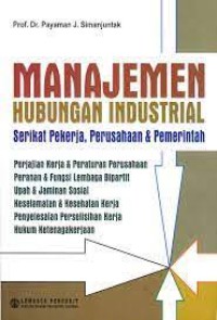 Image of Manajemen hubungan industrial