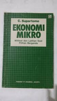 Image of Ekonomi mikro : ikhtisar dan latihan soal pilihan berganda