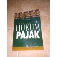 Image of Pengantar hukum pajak