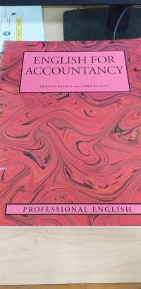 Image of English for accountancy