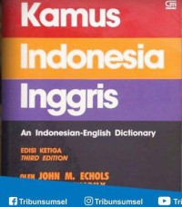 Image of Kamus Indonesia - Inggris : an indonesian-english dictionary edisi ketiga