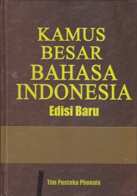 Image of Kamus besar bahasa indonesia edisi baru