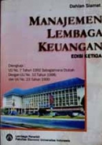 Image of Manajemen lembaga keuangan