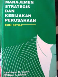 Image of Manajemen strategis dan kebijakan perusahaan