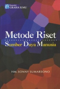 Image of Metode riset sumber daya manusia