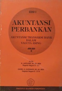 Image of Akuntansi perbankan : Jilid 2 Edisi 3