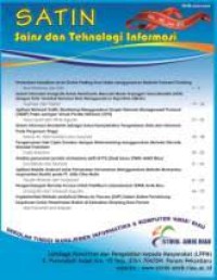 Image of Jurnal SATIN Sains dan Teknologi Informasi Vol.3 No.2 Desember 2014