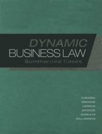 Image of Dynamic business law : summarized cases