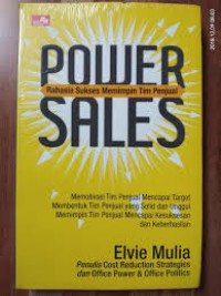 Image of Power sales: rahasia sukses memimpin tim penjual