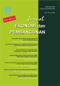 Image of Jurnal ekonomi dan pembangunan  Vol. x No. 2 tahun 2002