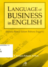 Image of Language of business in english : bahasa bisnis dalam bahasa inggris