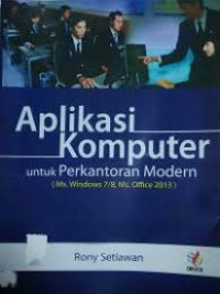 Image of Aplikasi komputer untuk perkantoran modern
