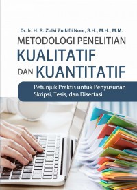 Metodologi penelitian kualitatif dan kuantitatif